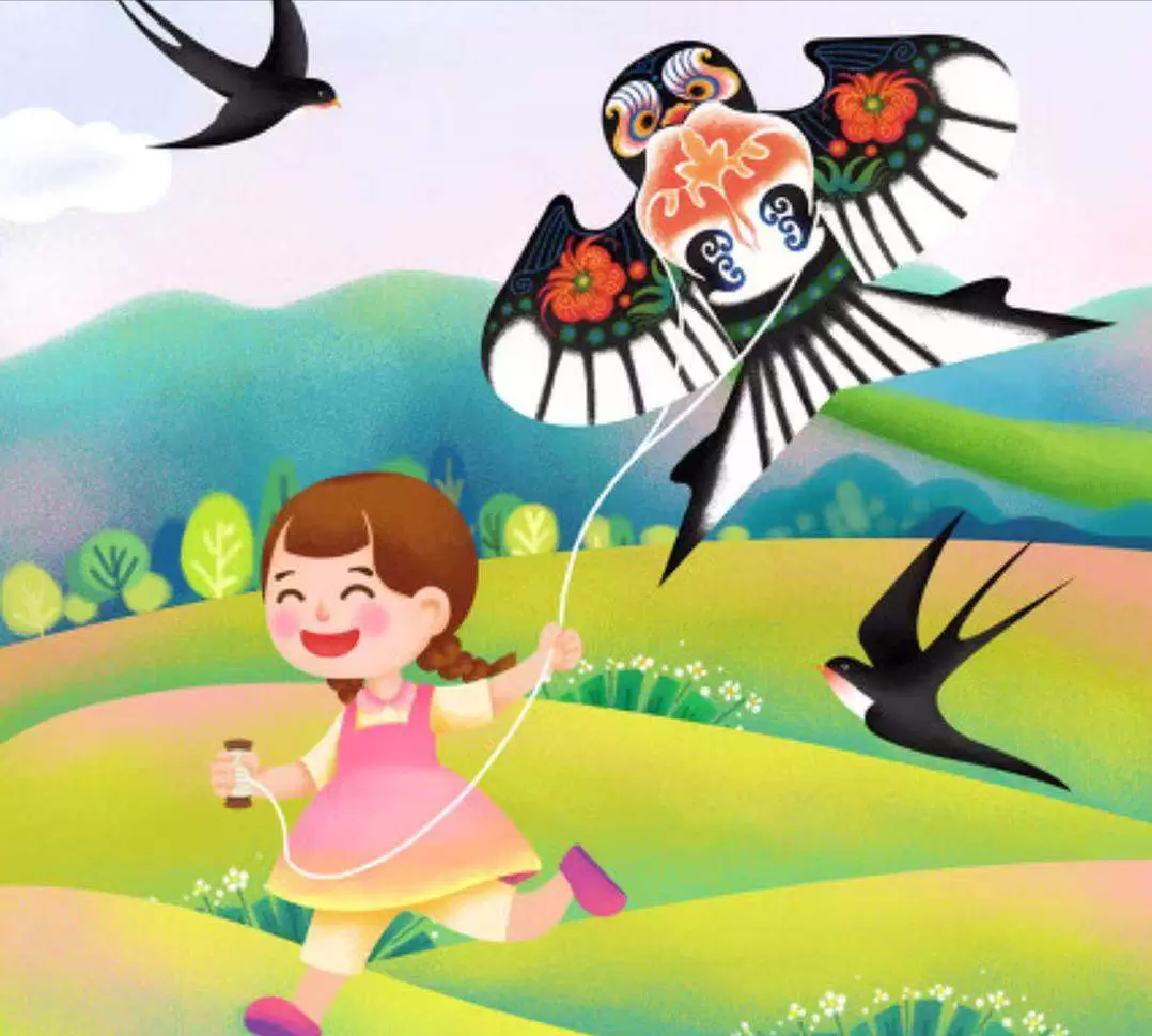 每日儿童睡前故事：一只风筝的故事插图-西米麦田
