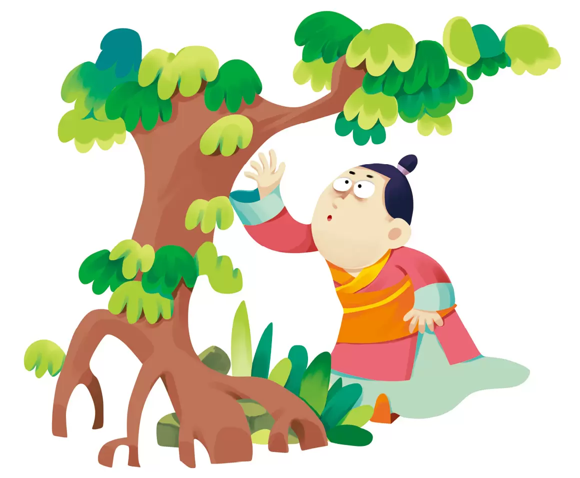 8月16 周二 每日儿童睡前故事：中国成语故事一叶障目插图-西米麦田