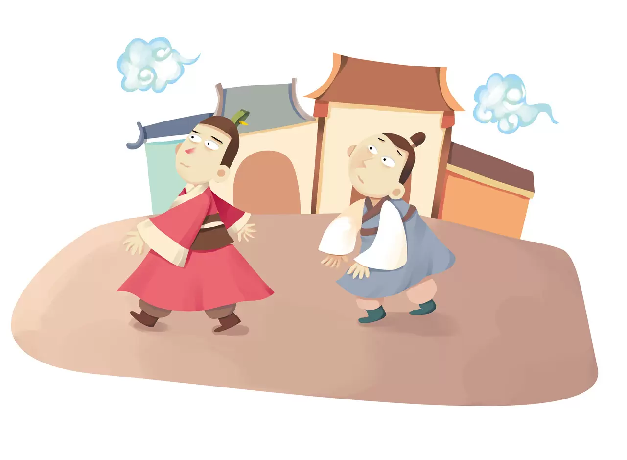 8月31 周三 每日儿童睡前故事：中国成语故事邯郸学步插图-西米麦田