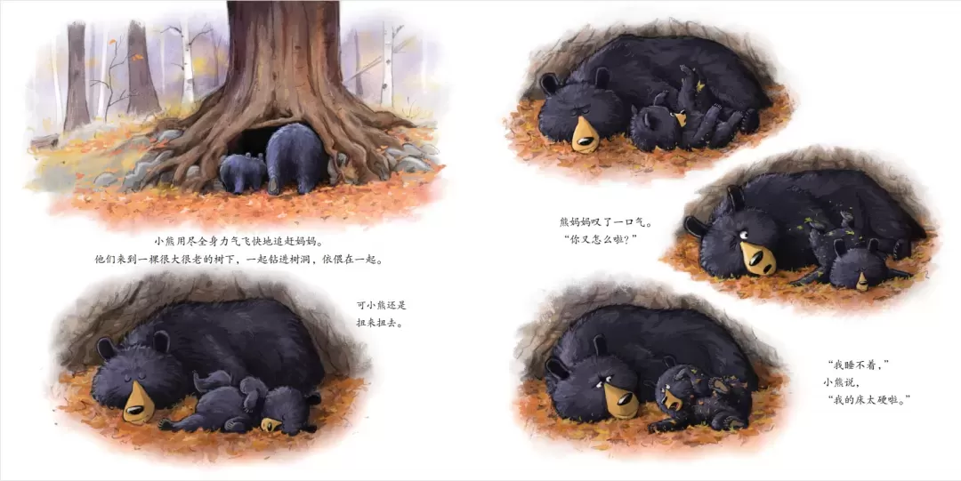育儿绘本《嘘，该冬眠了》：给孩子戒掉拖延的习惯插图-3西米麦田
