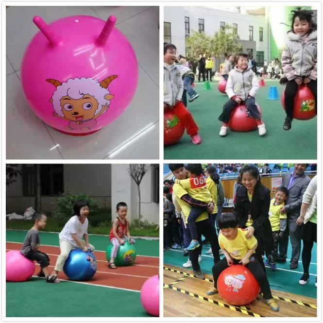 感统训练器材羊角球简介：锻炼感统失调孩子的重力感与平衡力插图-西米麦田