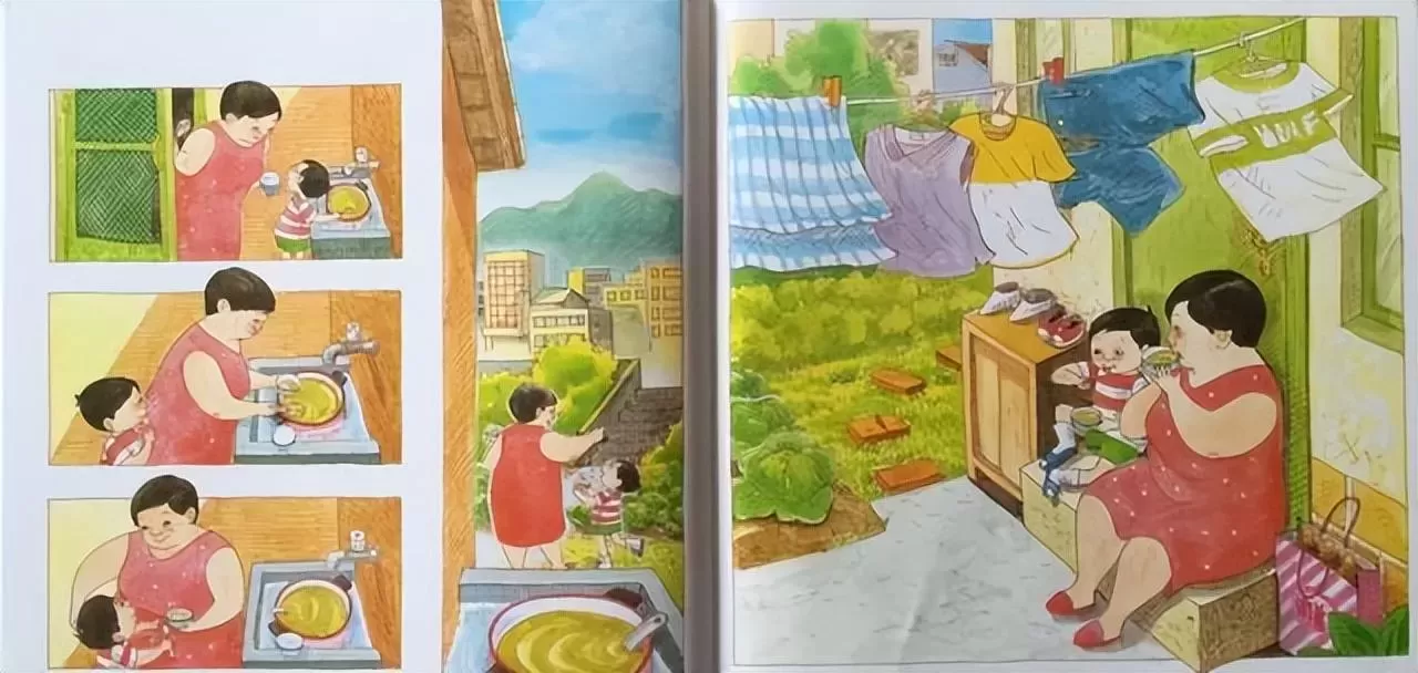 育儿绘本《妈妈，买绿豆》：温馨生活里的烟火气插图-6星连接