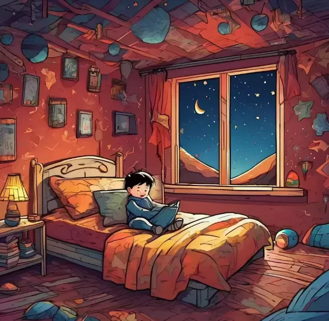 儿童睡前故事：小狐狸的魔法、星星的秘密插图-西米麦田